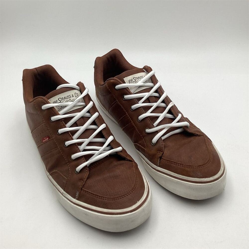 Levi's Men's Avery Sneakers Brown Size 13 Casual Lace-Up‎ Shoes
